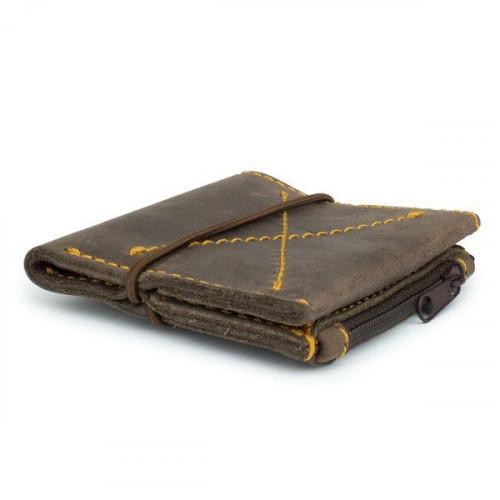 Тонкий шкіряний гаманець-портмоне Black Brier P-6-33