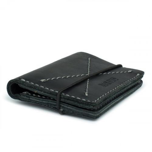 Тонкий шкіряний гаманець-портмоне Black Brier P-9-35