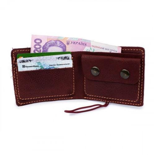 Тонкий шкіряний гаманець-портмоне Black Brier P-1-78