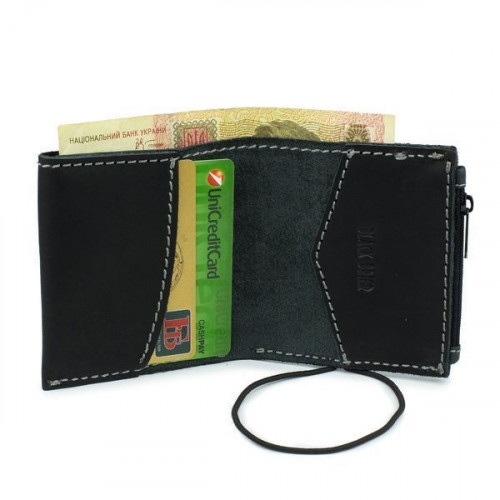 Тонкий шкіряний гаманець-портмоне Black Brier P-6-35