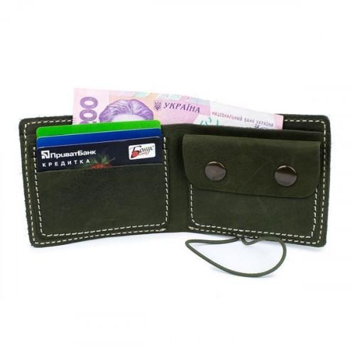 Тонкий шкіряний гаманець-портмоне Black Brier P-1-76