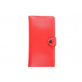 Шкіряний гаманець Turtle вестерн XL, класик, червоний