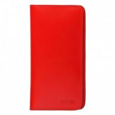 Вертикальне шкіряне портмоне на магнітах Black Brier PM6-Red