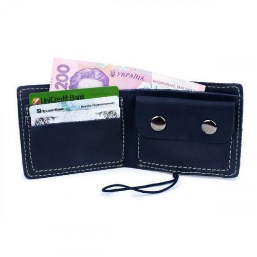 Тонкий шкіряний гаманець-портмоне Black Brier P-1-96