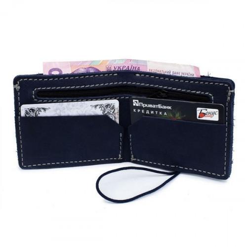 Тонкий шкіряний гаманець-портмоне Black Brier «western» P-8-96