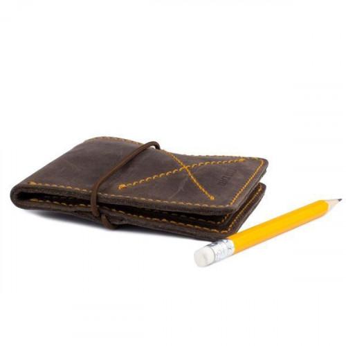 Тонкий шкіряний гаманець-портмоне Black Brier P-1-33