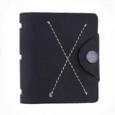 Тонкий шкіряний гаманець-портмоне Black Brier P-5-35