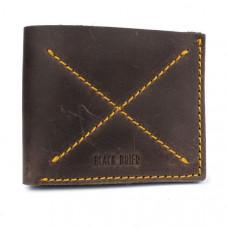 Тонкий шкіряний гаманець-портмоне Black Brier P-13-33