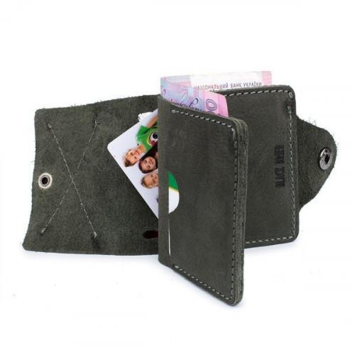 Тонкий шкіряний гаманець-портмоне Black Brier P-5-77
