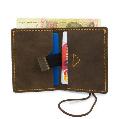 Тонкий шкіряний гаманець-портмоне Black Brier P-10-33
