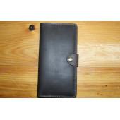 Шкіряний гаманець Turtle вестерн XL, класик, темно-коричневий вінтажний