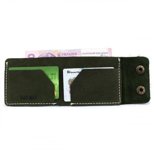 Тонкий шкіряний гаманець-портмоне Black Brier P-2-76