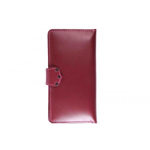 Шкіряний гаманець Turtle вестерн XL, класик, фіолетовий