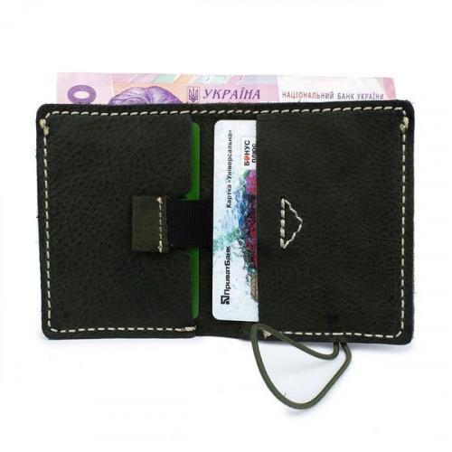 Тонкий шкіряний гаманець-портмоне Black Brier P-10-76