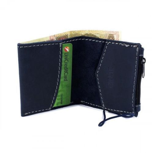 Тонкий шкіряний гаманець-портмоне Black Brier P-6-97
