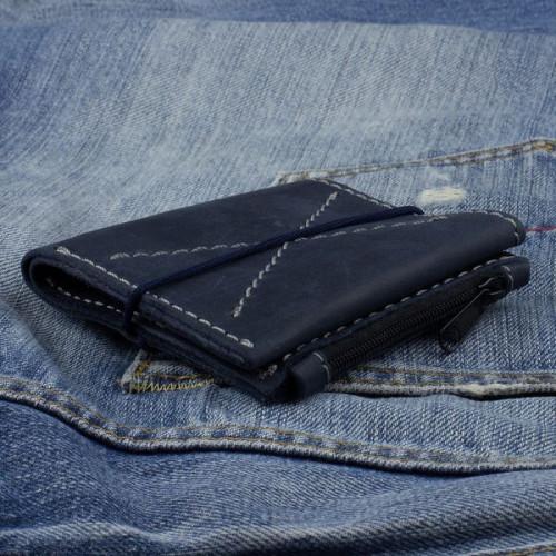 Тонкий шкіряний гаманець-портмоне Black Brier P-6-97