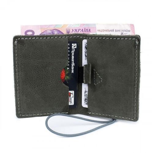 Тонкий шкіряний гаманець-портмоне Black Brier P-10-77
