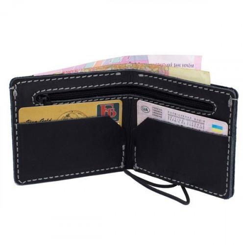 Тонкий шкіряний гаманець-портмоне Black Brier «western» P-8-35