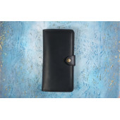 Шкіряний гаманець Turtle вестерн XL, класик, чорний вінтажний