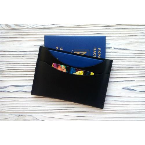 Холдер для 2-х паспортів Kozhemyaka KD-0001 black