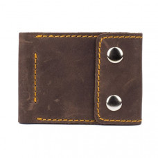 Кардхолдер-гаманець Black Brier з затискач для купюр на кнопках P-16-33