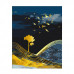 Картина за номерами Brushme Природа ночі з золотою фарбою