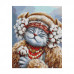 Картина Brushme з алмазної мозайки Киця Зима, Маріанна Пащук