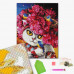 Картина Brushme з алмазної мозайки Квітуча киця, Маріанна Пащук