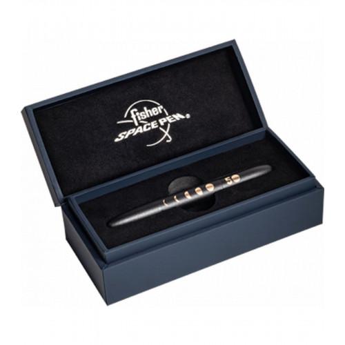 Ручка Fisher Space Pen Булліт Матова Чорна - 50th Anniversary Space Pen