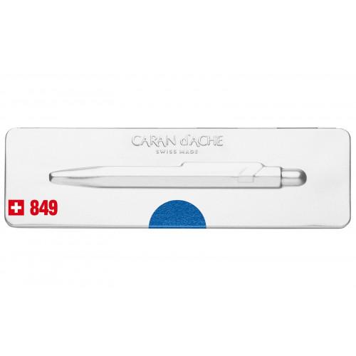 Ручка Caran d'ache 849 Metal-X Синя + box