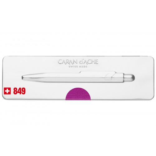 Ручка Caran d'ache 849 Metal-X Фіолетова + box