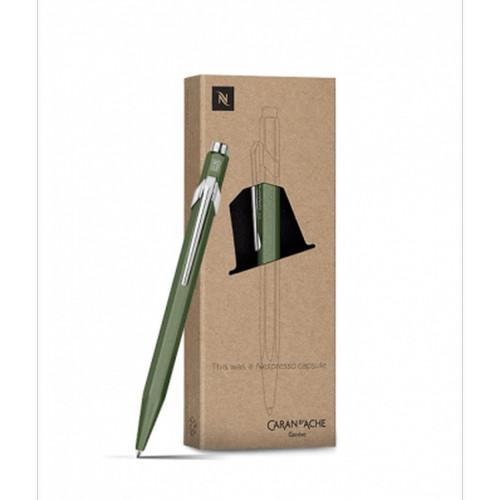 Ручка Caran d'Ache 849 Nespresso Темно-зелена + box