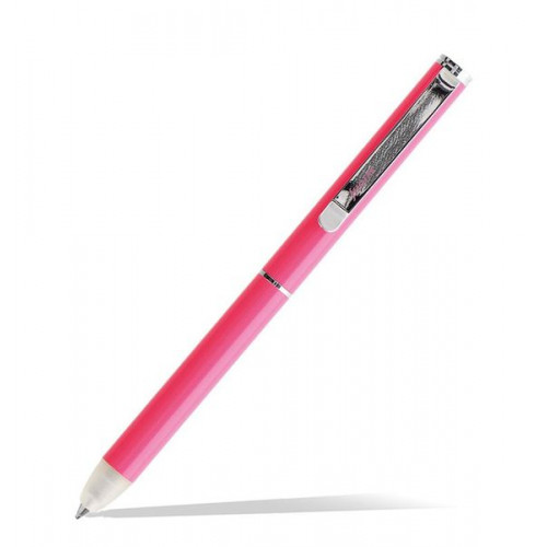 Ручка с резинкой Filofax Clipbook Ballpen Fluoro Pink