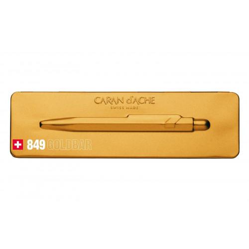 Ручка Caran d'ache 849 Золотиста + box