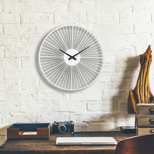 Настінний годинник Moku Circum Білий 48 см