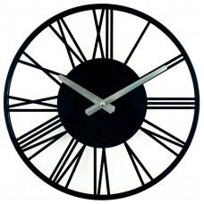 Настінний годинник Rome Black