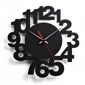 Настінний годинник Moku Nakameguro Чорний 38 см
