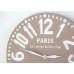 Настінний годинник Париж Пастельно-коричневий