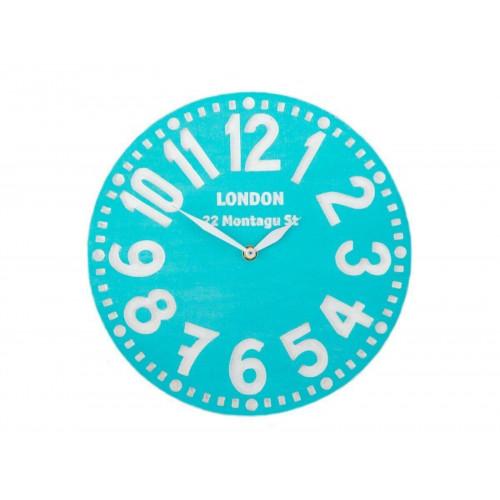 Настінний годинник Лондон Бірюзовий