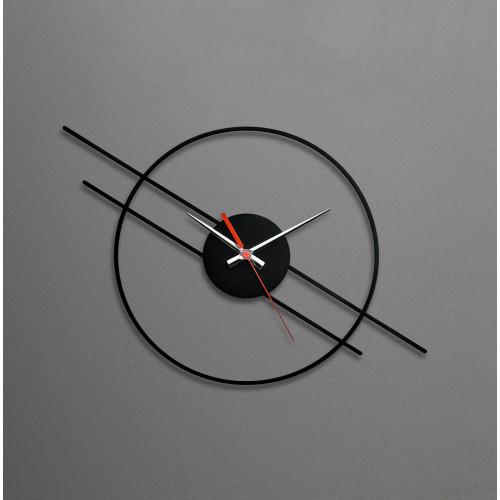 Настінний годинник Moku Nikko Чорний 38 см