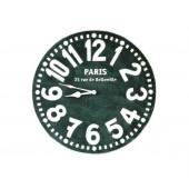 Настінний годинник Париж Чорний