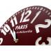 Настінний ретро-годинник Париж Бордо