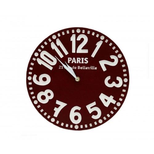 Настінний ретро-годинник Париж Бордо