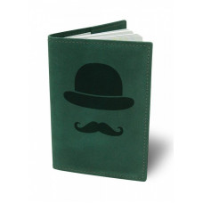 Обкладинка для паспорта BermuD Джентльмен М01 Зелена