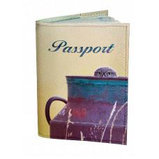 Обкладинка для паспорта Devaysmaker 0202 Сова в глечику