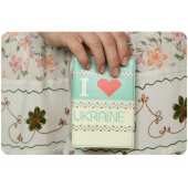 Обкладинка для паспорта "I Love Ukraine"(вишивка)