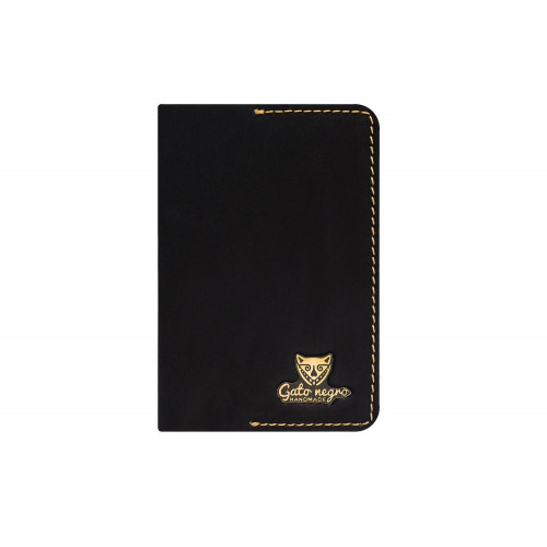 Обкладинка для паспорта Gato Negro Alfa Чорний