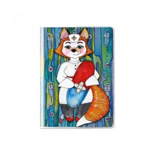 Обкладинка для паспорта "Nurse Foxy"