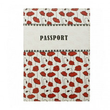 Обкладинка для паспорта "Маки"