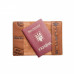 Шкіряна обкладинка для паспорта Turtle, Козак, коричневий